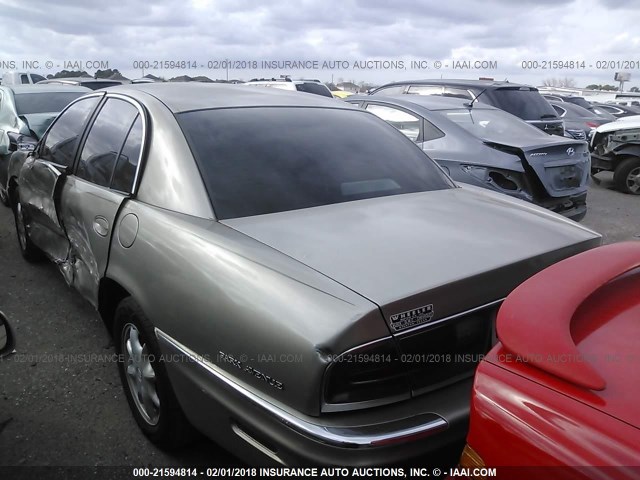 1G4CW54K114269568 - 2001 BUICK PARK AVENUE  TAN photo 3