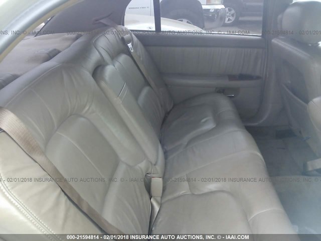 1G4CW54K114269568 - 2001 BUICK PARK AVENUE  TAN photo 8