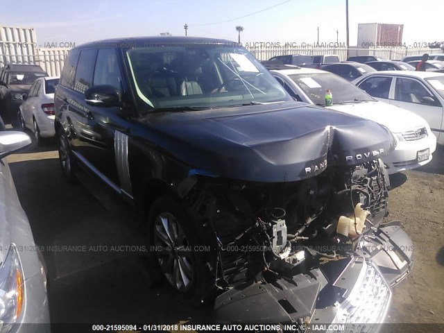 SALGS2DF7DA104528 - 2013 LAND ROVER RANGE ROVER HSE BLACK photo 1