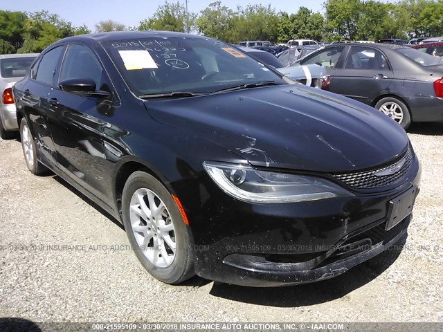 1C3CCCBB1FN659127 - 2015 CHRYSLER 200 S BLACK photo 1