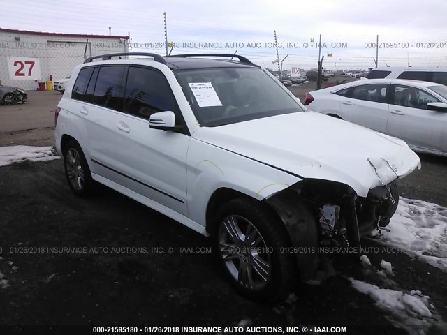 WDCGG8JB8FG392924 - 2015 MERCEDES-BENZ GLK 350 4MATIC WHITE photo 1