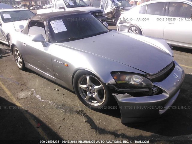 JHMAP21405S005562 - 2005 HONDA S2000 SILVER photo 1