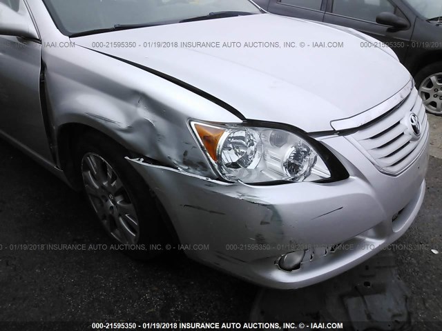 4T1BK36B48U279014 - 2008 TOYOTA AVALON XL/XLS/TOURING/LIMITED SILVER photo 6