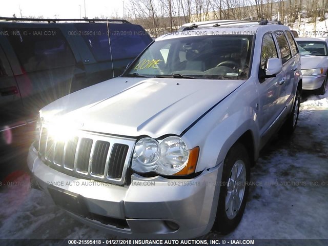 1J4RR5GT7AC148859 - 2010 JEEP GRAND CHEROKEE LIMITED GRAY photo 2