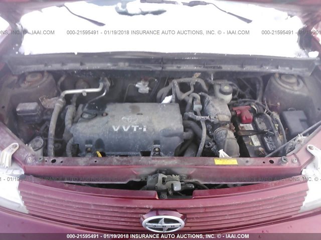 JTLKT334064088408 - 2006 TOYOTA SCION XB წითელი ფოტო 10