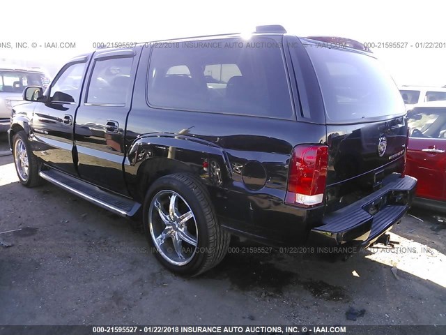 3GYFK66N13G313496 - 2003 CADILLAC ESCALADE ESV BLACK photo 3