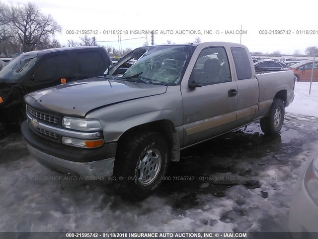 1GCEK19T21E109468 - 2001 CHEVROLET SILVERADO K1500 TAN photo 2