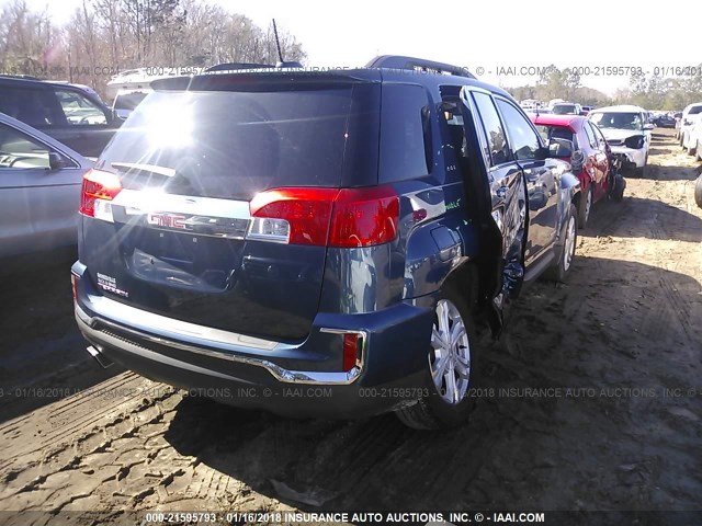 2GKALNEK1H6203943 - 2017 GMC TERRAIN SLE BLUE photo 4