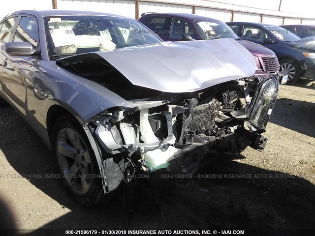 2C3CDXHG5FH798855 - 2015 DODGE CHARGER SXT SILVER photo 6