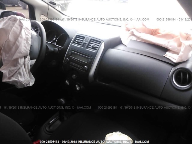 3N1CE2CP1EL374763 - 2014 NISSAN VERSA NOTE S/S PLUS/SV/SL RED photo 5