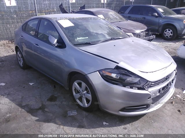 1C3CDFBB4GD660973 - 2016 DODGE DART SXT GRAY photo 1