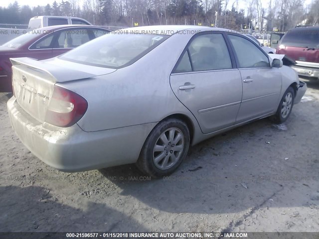 4T1BE30KX4U848801 - 2004 TOYOTA CAMRY LE/XLE/SE ვერცხლისფერი ფოტო 4