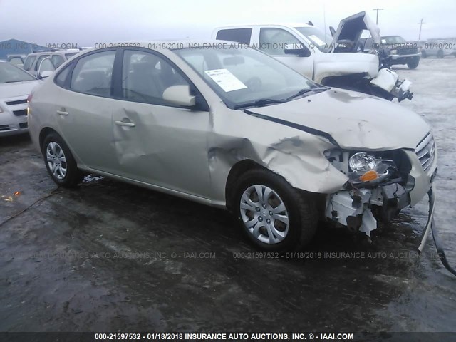 KMHDU46D49U698718 - 2009 HYUNDAI ELANTRA GLS/SE GOLD photo 1