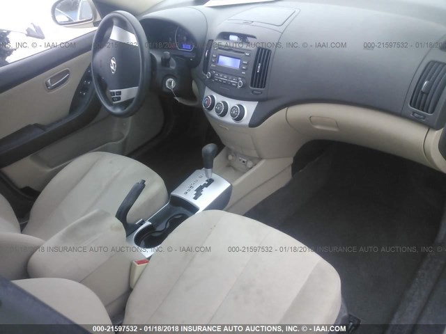 KMHDU46D49U698718 - 2009 HYUNDAI ELANTRA GLS/SE GOLD photo 5