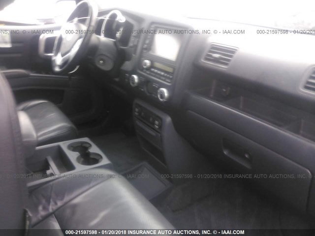 2HJYK16536H573979 - 2006 HONDA RIDGELINE RTL SILVER photo 5