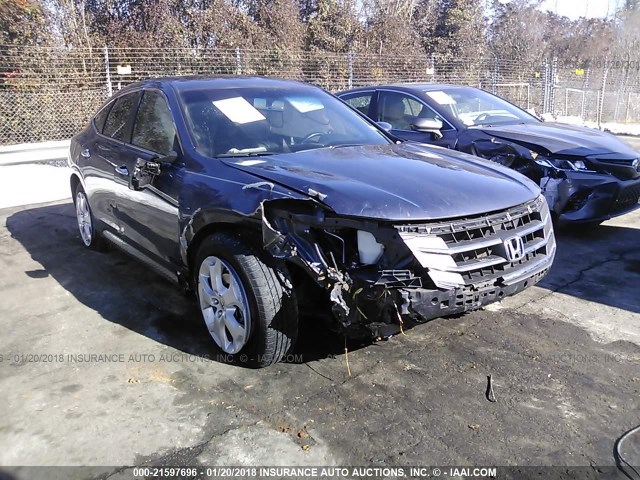 5J6TF2H59CL001409 - 2012 HONDA CROSSTOUR EXL ლურჯი ფოტო 1