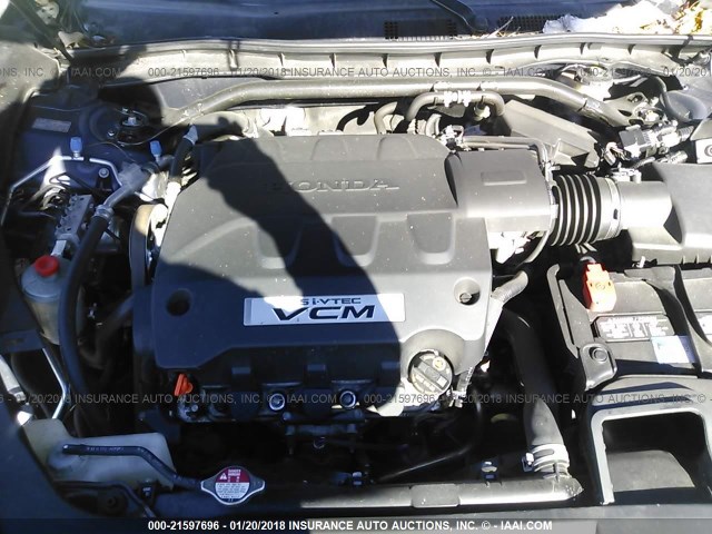 5J6TF2H59CL001409 - 2012 HONDA CROSSTOUR EXL ლურჯი ფოტო 10