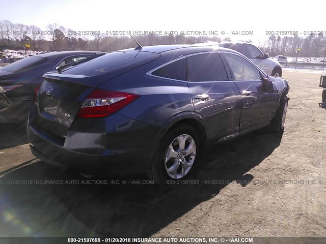5J6TF2H59CL001409 - 2012 HONDA CROSSTOUR EXL ლურჯი ფოტო 4