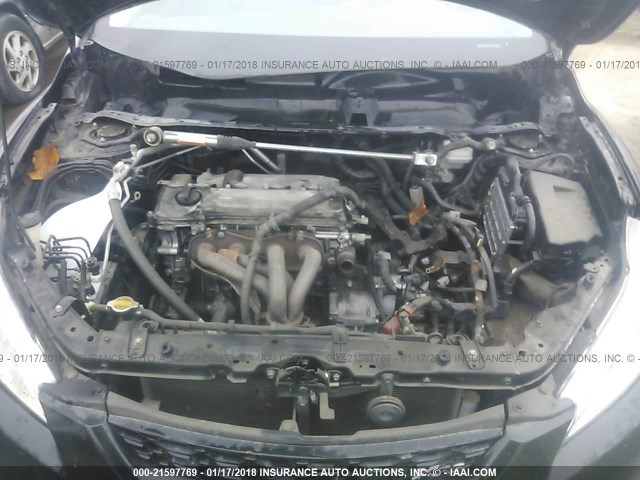 2T1GE40E39C002007 - 2009 TOYOTA COROLLA MATRIX XRS BLACK photo 10