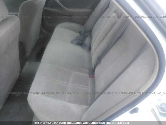 4T1BG22KXWU344057 - 1998 TOYOTA CAMRY CE/LE/XLE 白色 照片 8