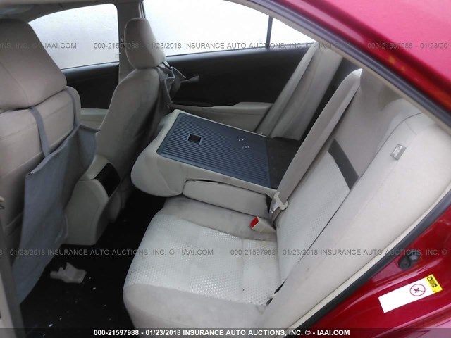 4T4BF1FK9ER358902 - 2014 TOYOTA CAMRY L/SE/LE/XLE Qırmızı foto 8