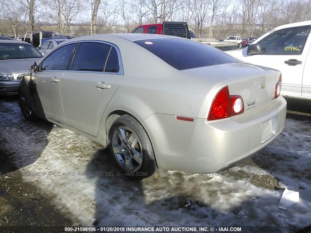 1G1ZC5E04AF302905 - 2010 CHEVROLET MALIBU 1LT 金色 照片 3