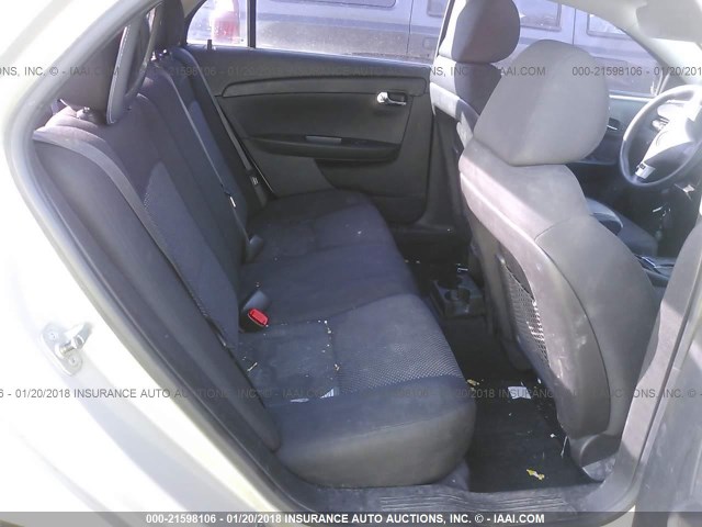 1G1ZC5E04AF302905 - 2010 CHEVROLET MALIBU 1LT 金色 照片 8