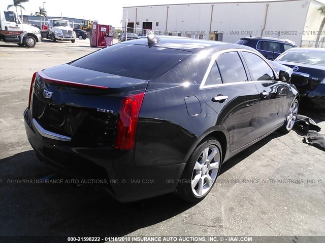 1G6AA5RX6G0170763 - 2016 CADILLAC ATS BLACK photo 4