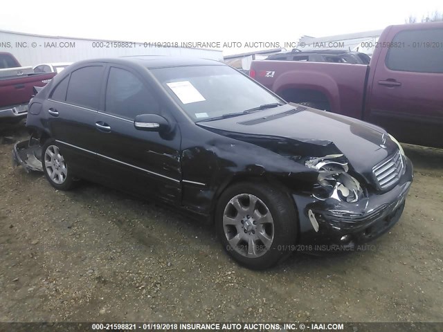 WDBRF54H06F826614 - 2006 MERCEDES-BENZ C GENERATION 2006 280 BLACK photo 1