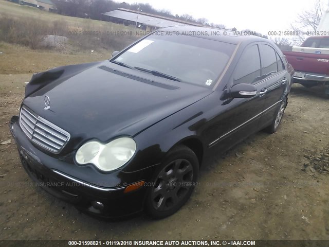 WDBRF54H06F826614 - 2006 MERCEDES-BENZ C GENERATION 2006 280 BLACK photo 2