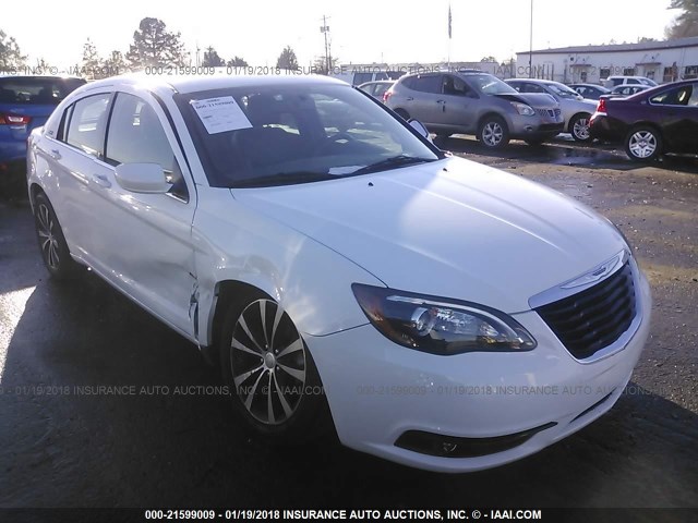 1C3CCBCG4EN172474 - 2014 CHRYSLER 200 LIMITED WHITE photo 1