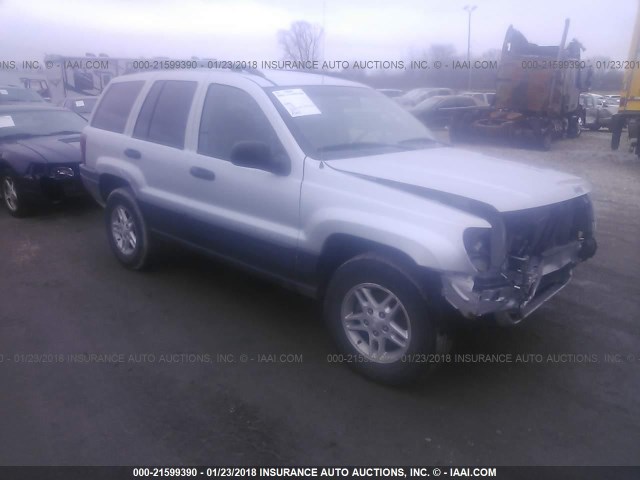 1J4GW48S54C117291 - 2004 JEEP GRAND CHEROKEE LAREDO/COLUMBIA/FREEDOM 灰色 照片 1