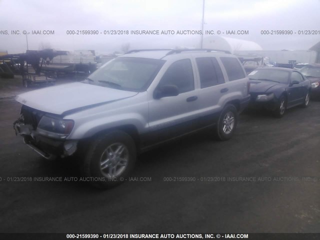 1J4GW48S54C117291 - 2004 JEEP GRAND CHEROKEE LAREDO/COLUMBIA/FREEDOM 灰色 照片 2