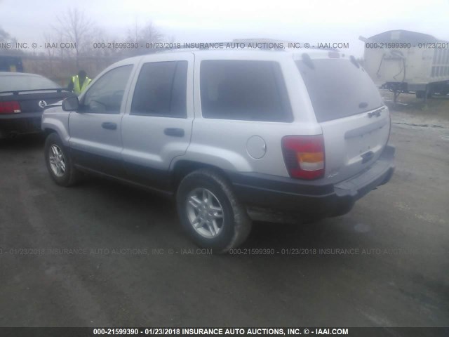 1J4GW48S54C117291 - 2004 JEEP GRAND CHEROKEE LAREDO/COLUMBIA/FREEDOM 灰色 照片 3