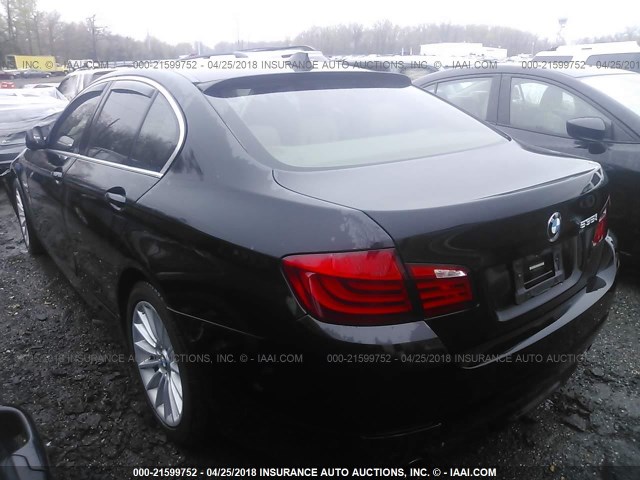 WBAFU7C51BC772147 - 2011 BMW 535 XI BLACK photo 3