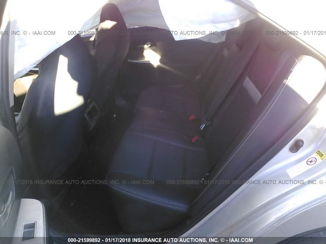 4T1BF1FK0CU045616 - 2012 TOYOTA CAMRY SE/LE/XLE SILVER photo 8