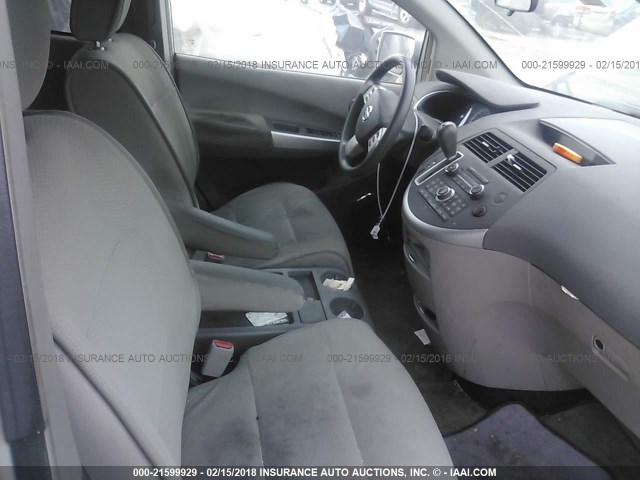 5N1BV28U17N112473 - 2007 NISSAN QUEST S/SE/SL SILVER photo 5