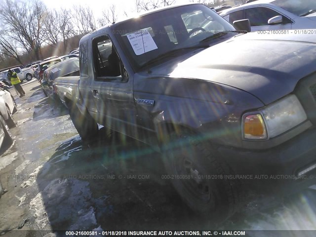 1FTYR14D57PA39079 - 2007 FORD RANGER SUPER CAB GRAY photo 6