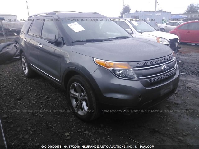 1FM5K8F83EGC36714 - 2014 FORD EXPLORER LIMITED 灰色 照片 1