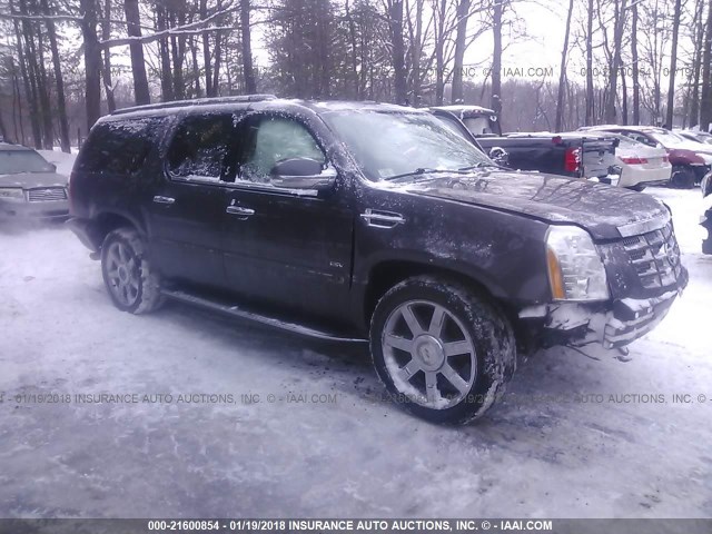 1GYS4HEF1BR139796 - 2011 CADILLAC ESCALADE ESV LUXURY GRAY photo 1