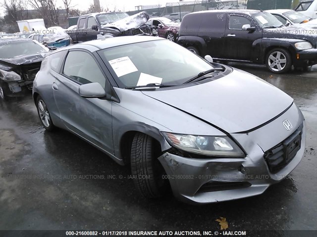 JHMZF1D46BS005394 - 2011 HONDA CR-Z GRAY photo 6