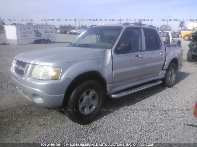 1FMDU67K55UB63643 - 2005 FORD EXPLORER SPORT TR  SILVER photo 2