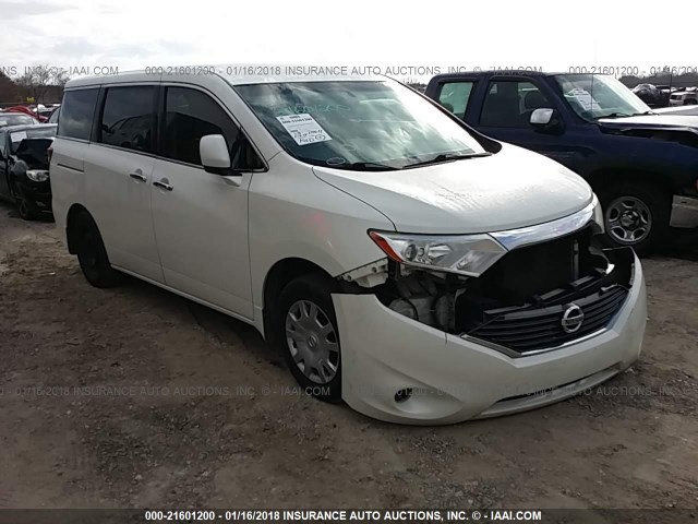 JN8AE2KP7B9001242 - 2011 NISSAN QUEST S/SV/SL/LE WHITE photo 1