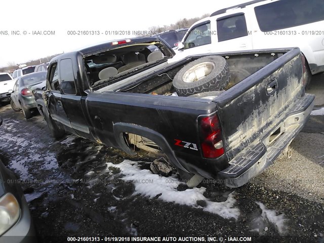 2GCEK19T241183897 - 2004 CHEVROLET SILVERADO K1500 BLACK photo 3