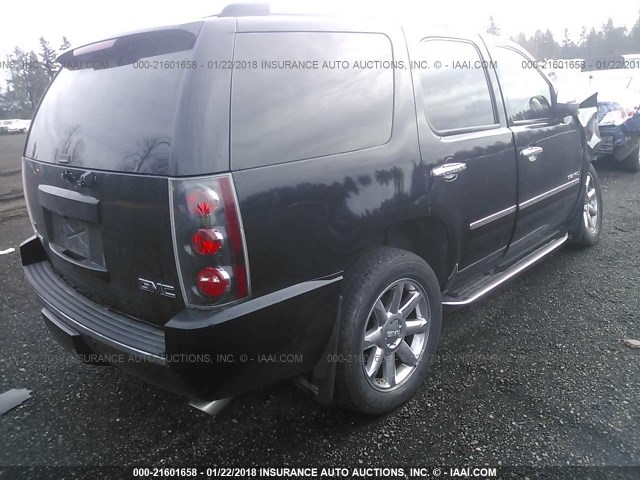 1GKUKEEF8AR112407 - 2010 GMC YUKON DENALI BLACK photo 4