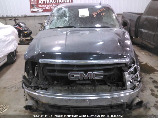 3GTP2VEA8BG117038 - 2011 GMC SIERRA K1500 SLE BLACK photo 6