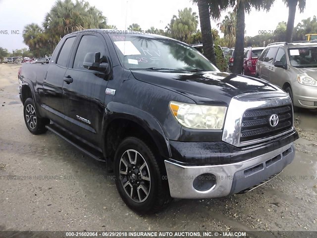 5TFRV54147X023968 - 2007 TOYOTA TUNDRA DOUBLE CAB SR5 BLACK photo 1