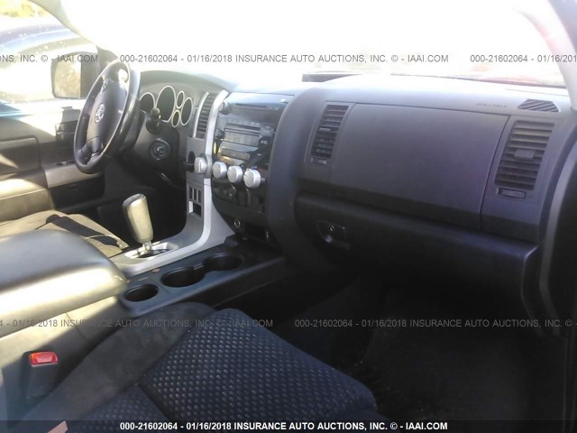 5TFRV54147X023968 - 2007 TOYOTA TUNDRA DOUBLE CAB SR5 BLACK photo 5