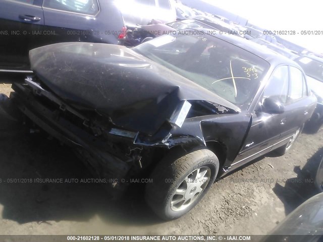 2G4WF5214W1498143 - 1998 BUICK REGAL GS BLACK photo 2