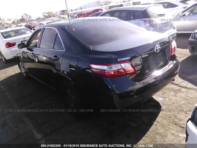 4T4BE46K69R059491 - 2009 TOYOTA CAMRY SE/LE/XLE BLACK photo 3